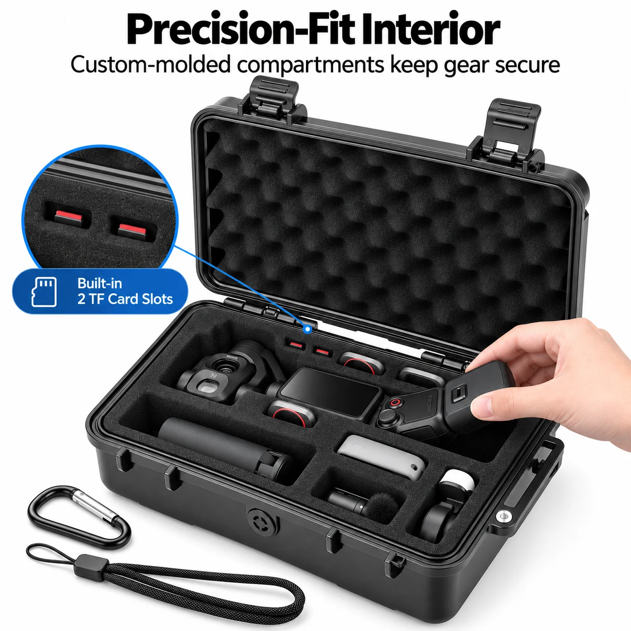 حافظة صلبة لجهاز DJI OSMO Pock - مراجعة Drone Camera Case وسعره