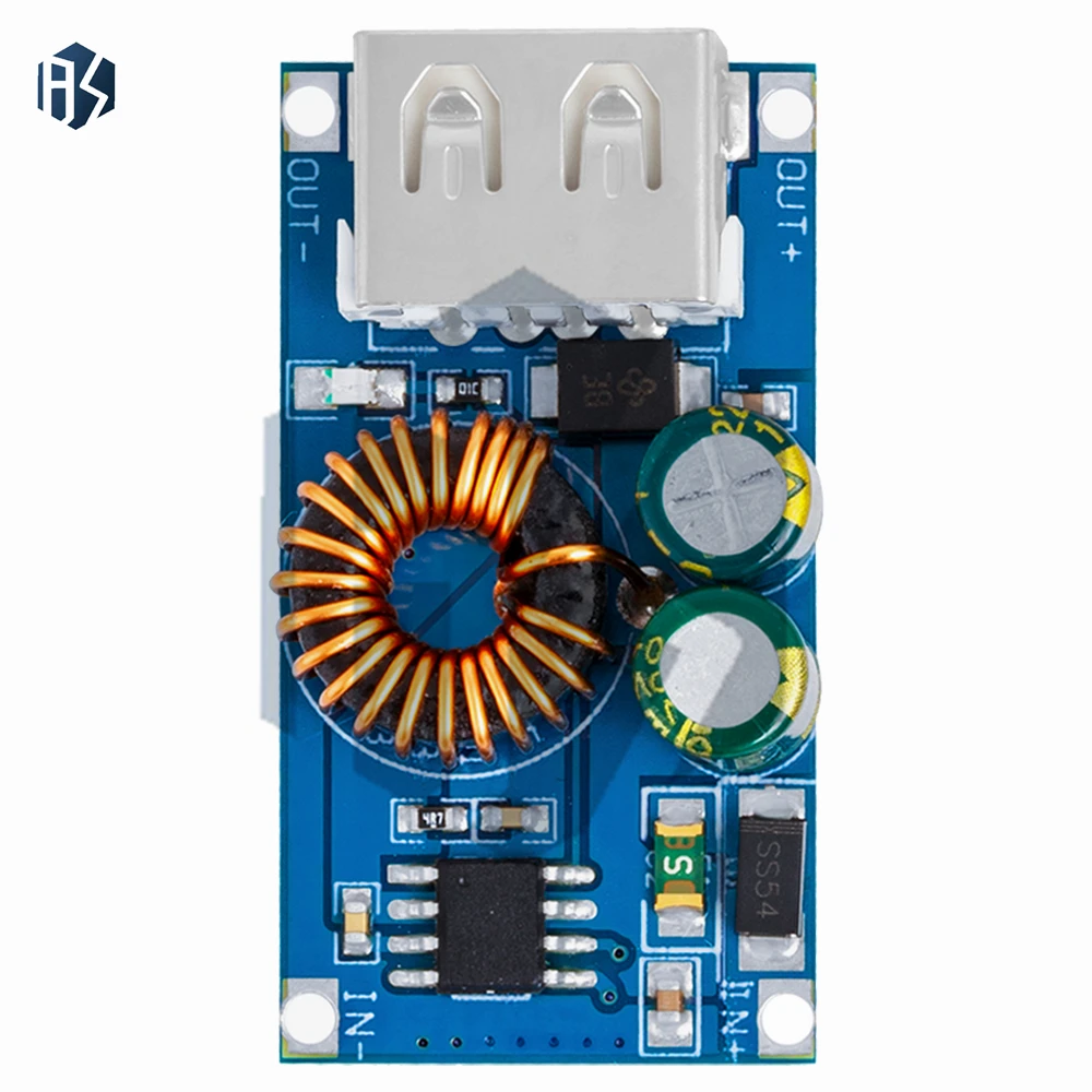 ‌12V/24V to USB-C Fast Charger Module – QC3.0/FCP/SCP 18W DC-DC Converter with 5V-12V Adjustable Output | 95% High Efficiency