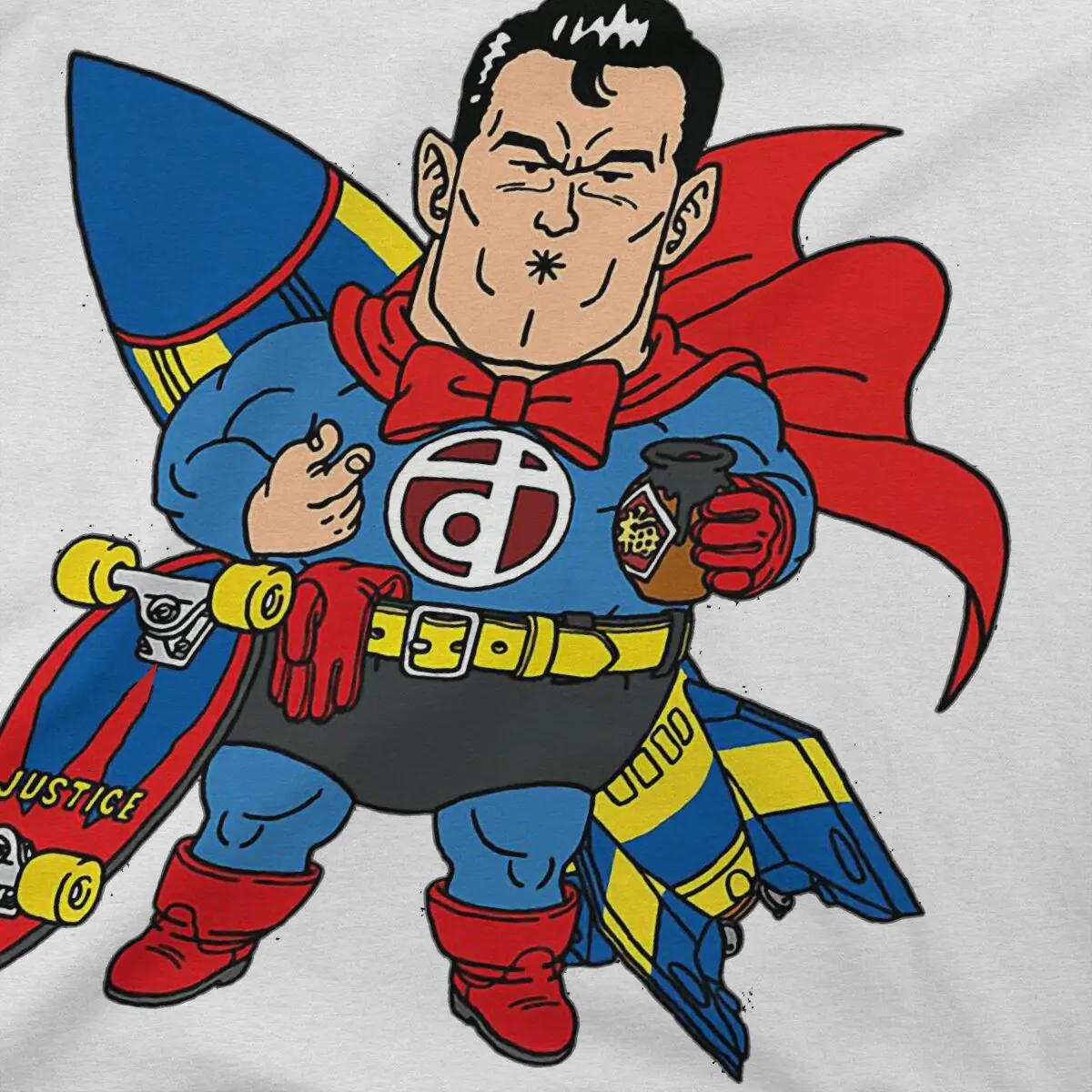 Dr Slump Supermen Essential T Shirt Vintage Gothic Men\'s Tshirt Polyester Short Sleeve