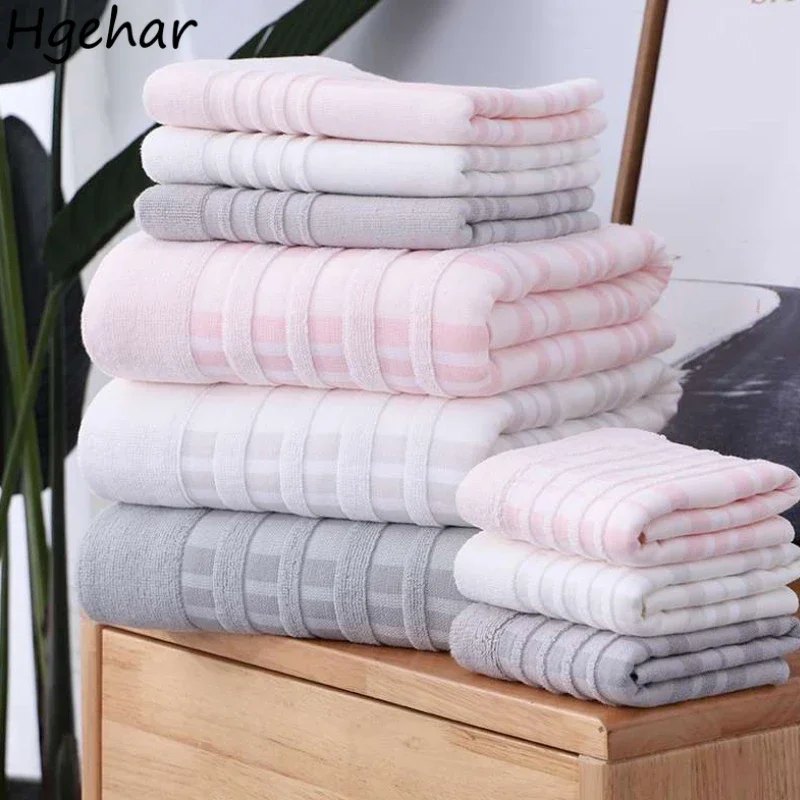 

Skin-friendly Face Towels Bathroom Household Absorbent Quick Dry Washcloth Soft Bathroom Accessories Cleaning 35x75cm Toallas