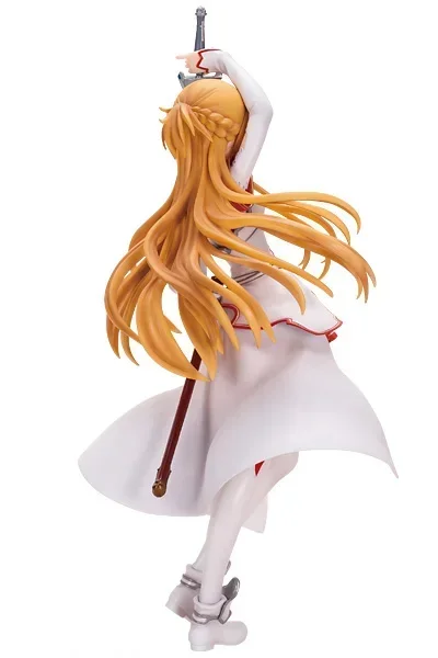 NEW 1/7 Anime Yuuki Asuna Sword Art Online Kit Kawaii Resin GK DIY White Assembly GK Model Statue Toys Doll Collection Gifts