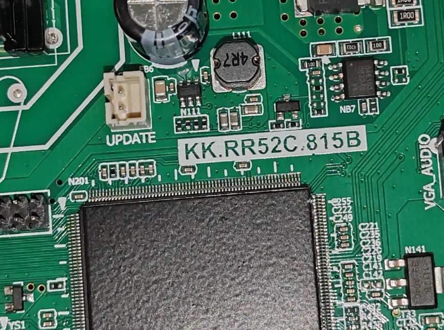 Kk. rr52c. 815b drei in einem Universal-TV-Motherboard, physisches Foto, getestet für 50w 12v 580ma 30 -- 84v 25w