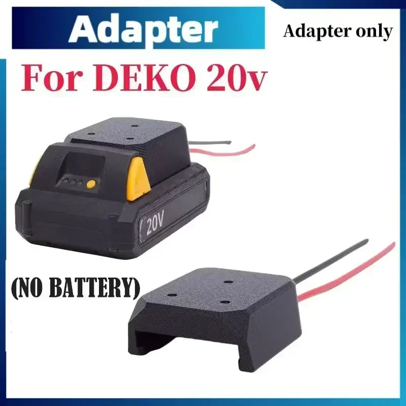 

14awg Adapter for Remote Control Holder Control Holder Electric Wire for Deko 20v Lithium battery(Not include battery)