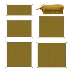 Outdoor Camping Mat Waterproof Camping Tarp Thicken Picnic Mat Foldable Beach Pad Camping Tent Sunshade Canopy Ground Sheet