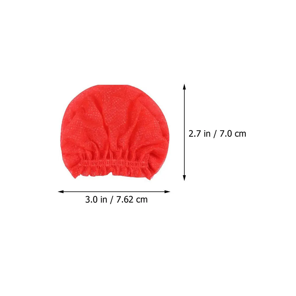 200Pcs Disposable Microphone Protective Cover Non-Woven Windscreen for Karaoke Mic Cover Voice Tube Protection