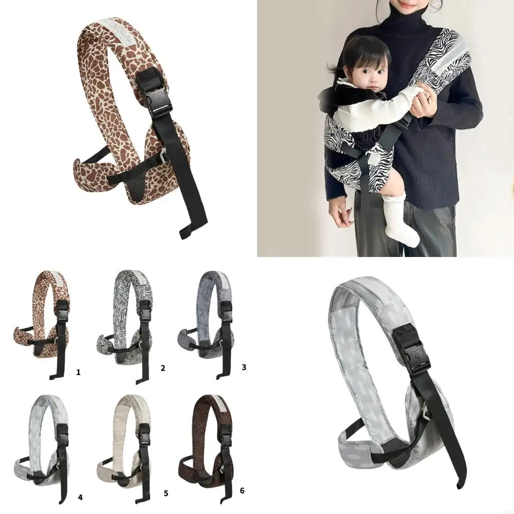 

54DF Secure Clasp Baby Waist Carrying Strap Ergonomic Design Breathable For Parents