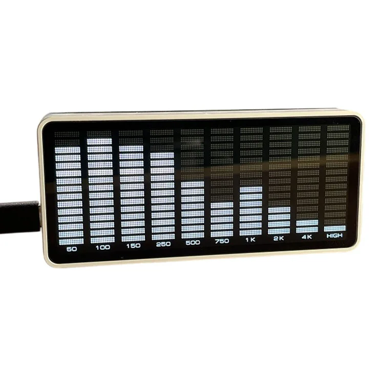 AK1016 مؤشر مستوى الصوت التحكم الصوتي عرض طيف الموسيقى نوع C سطوع قابل للتعديل لصور الصوت