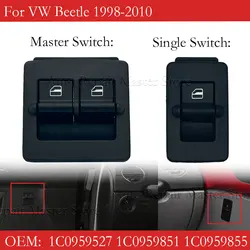 Electric Power Master Window Switch Button 1C0959855 1C0 959 527 For Volkswagen Beetle 1998 1999 2000 2001 2002 2003-2010