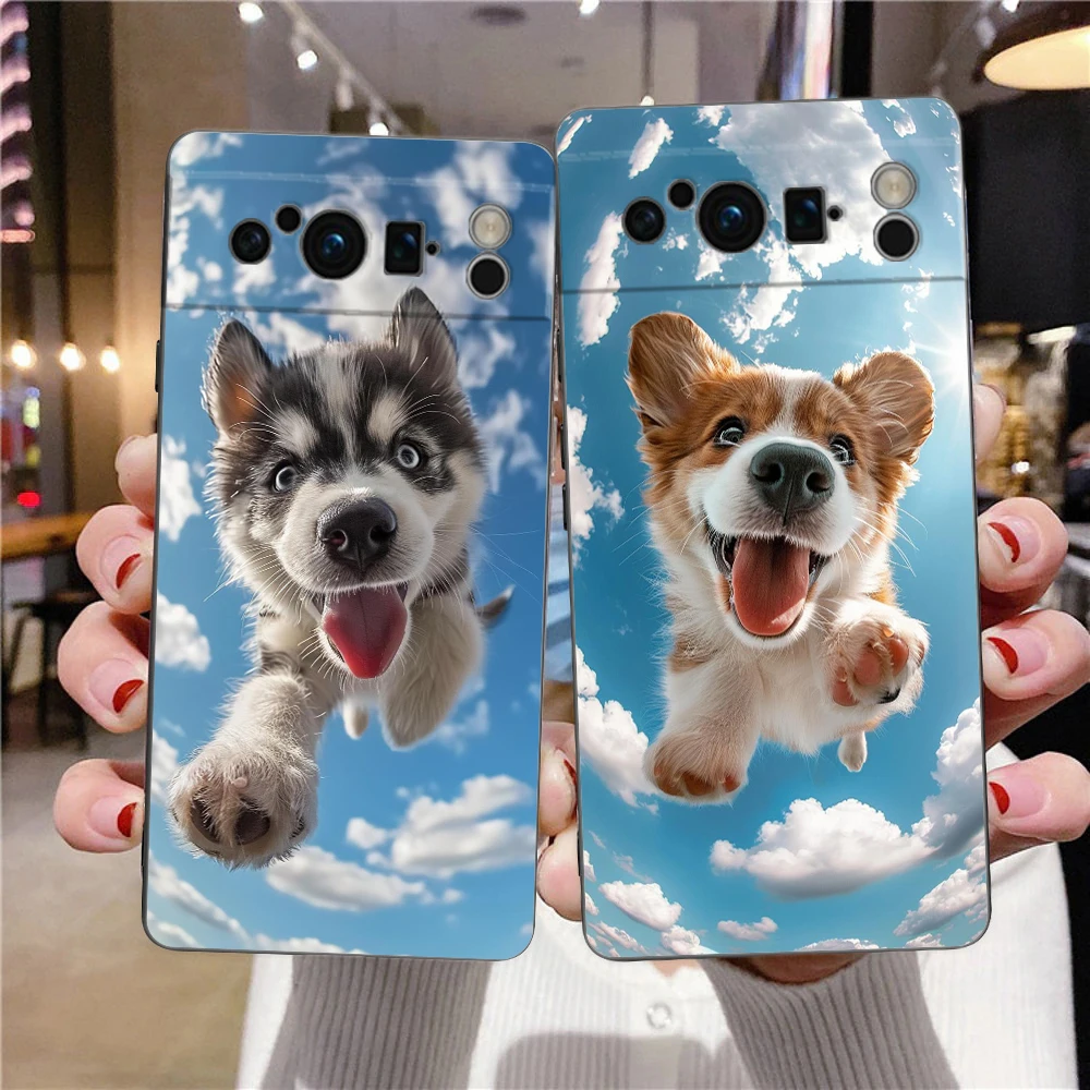 Grappige hond in de lucht para - Phone Cases Funny recensie en prijs