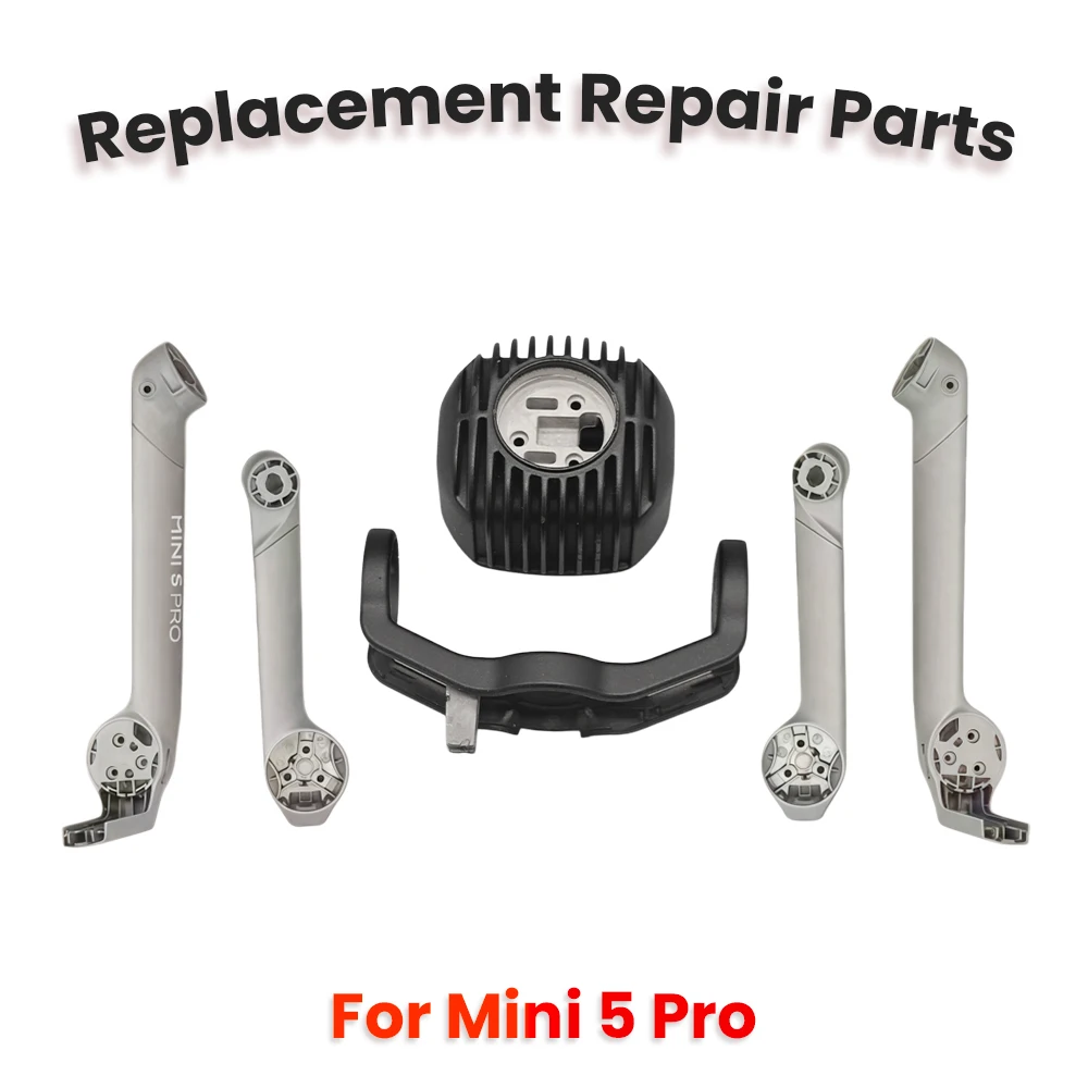

Запасные части для ремонта: нижний кронштейн подвеса, задний корпус камеры PTZ, осевой рычаг для DJI Mini 5 Pro