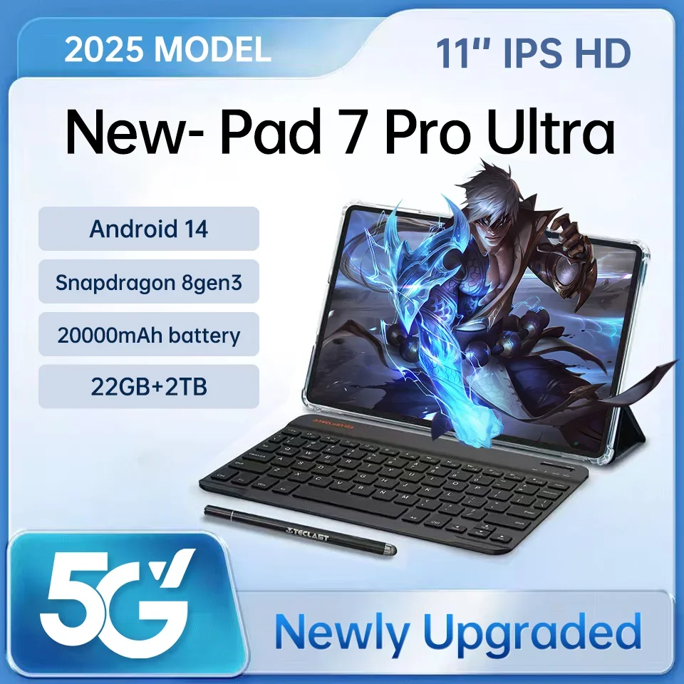 �y�Z�[�����z2026�N�V�^�I���W�i��Pad 7Ultra�^�u���b�g 11�C���` Snapdragon 8 Gen3 Android 14 �^�u���b�g 22GB+2TB 20000mAh 5G �f���A��SIM WiFi GPS �^�u���b�gPC