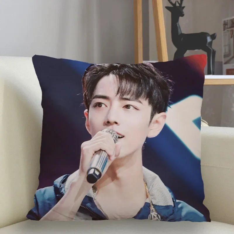 Musife Custom Sean Xiao Xiao Zhan federa decorazione della casa 45*45cm cerniera quadrata federa copricuscino Drop Shipping