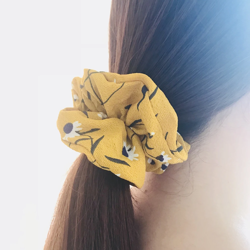 

6pcs Elastic Stretch Tie Ropes Girl Ponytail Holders Elastic Hair Tie Hair Rope Stretch Bands Stylish Accessories