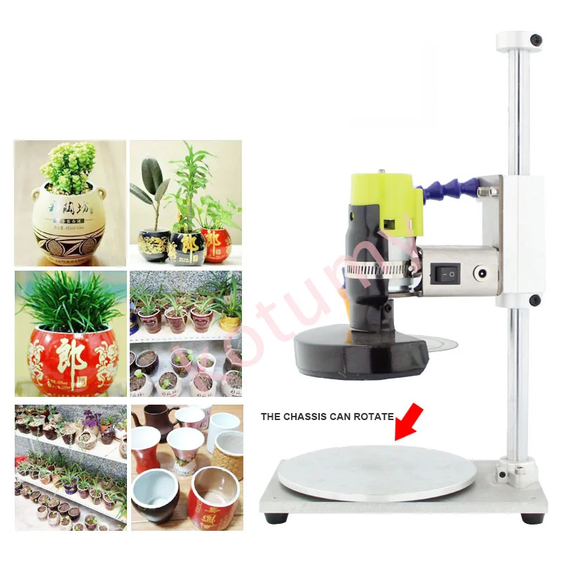 DC24V Adjustable Rotation Bottle Cutter Bottle Cutting Machine DIY Flowerpot Pen Holder Ornament Glass Cutter