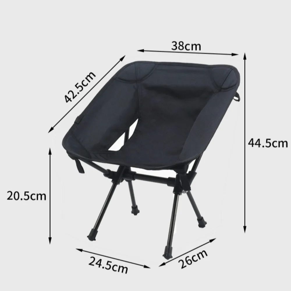 Outdoor Moon Chair Camping Camping Folding Chair Portable Lazy Back Chair Light Aluminum Folding Chair