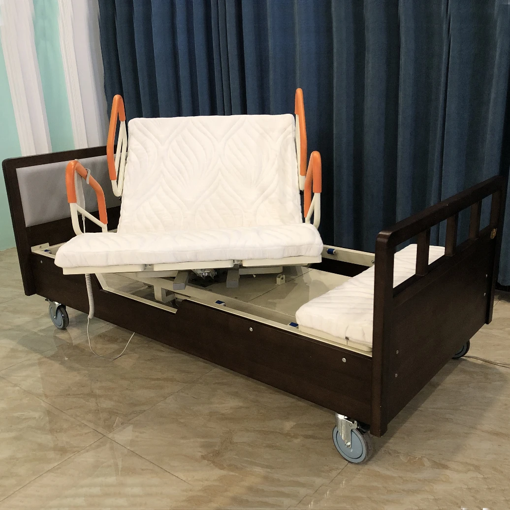 High Quality Multi-function Adjustable electric nursing bed Electric Rotating Bed