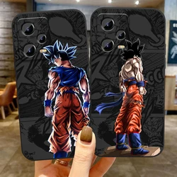 Anime D-Dragon Ball Son Goku For Xiaomi Redmi Note 13 12R 12 12S Turbo 11 11T 11S 10 10S Pro Plus 5G Black Back Phone Case