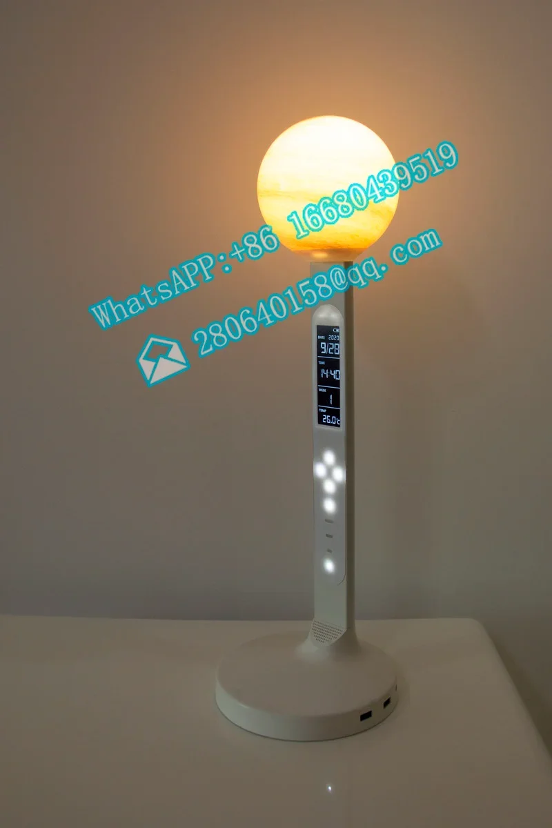 Modern ขายร้อนออกแบบ Touch ลำโพงแสงดิจิตอลปฏิทิน Led โคมไฟไร้สายสมาร์ทหน้าแรกไฟ