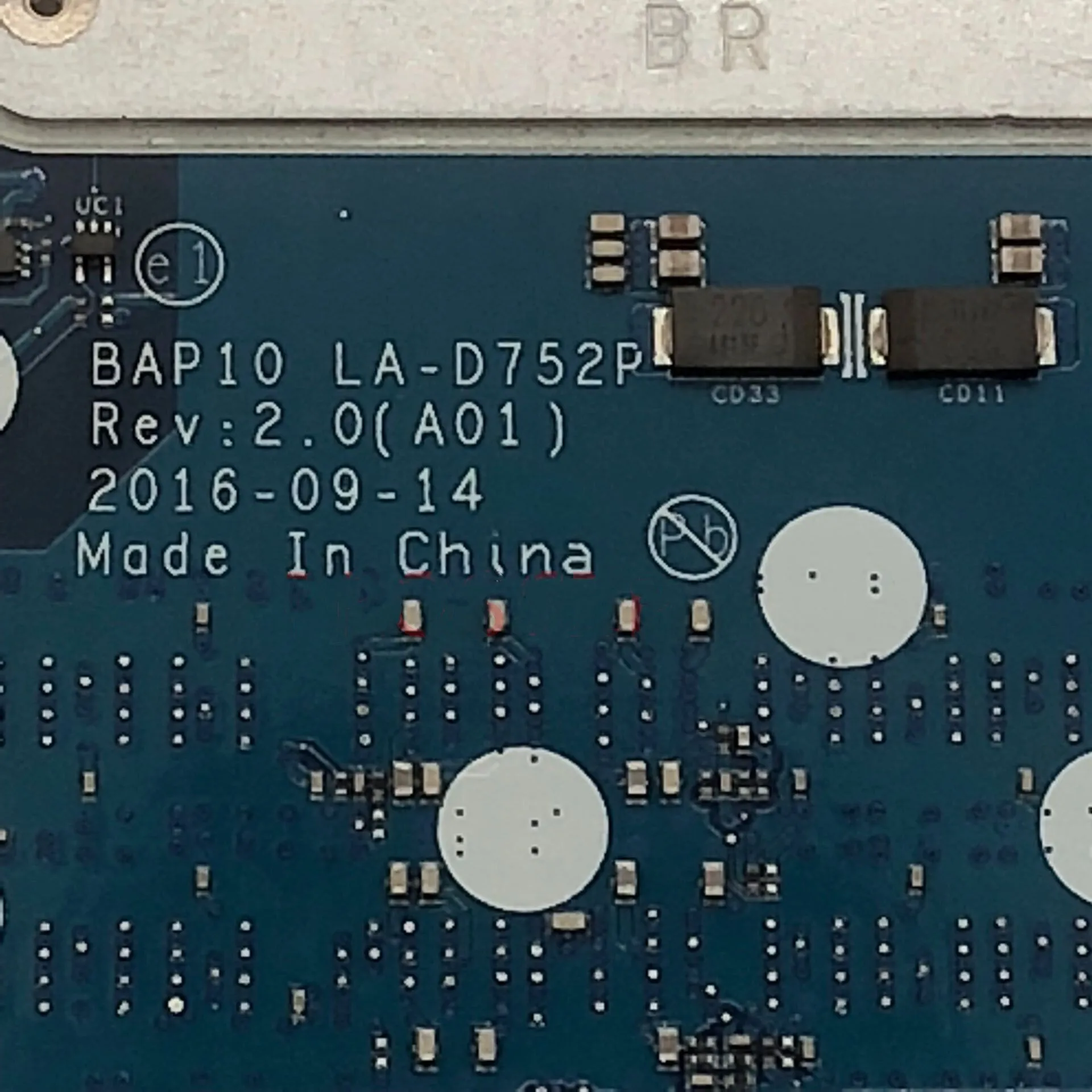 CN-02X6D6 02X6D6 2X6D6 LA-D752P Mainboard For DELL 15 R3 17 R4 Laptop Motherboard With SR2FQ i7-6700HQ CPU 100% Full Tested Good