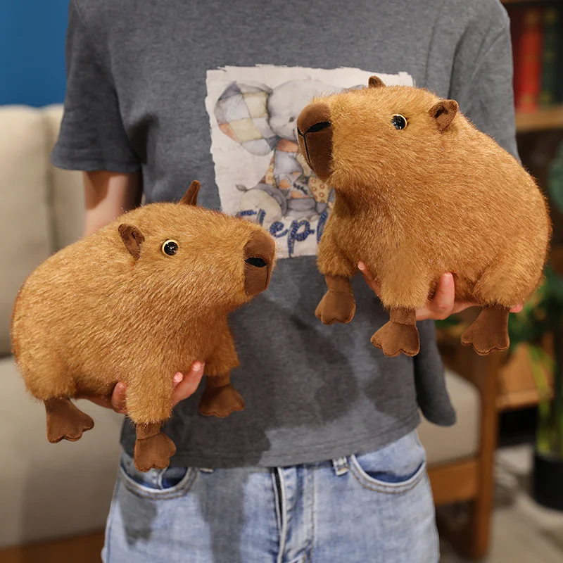 

22cm Kawaii Capybara Plush Toys Lovely Capybara Pillow Cute Capybara Stuffed Kawaii Toy Creative Gifts