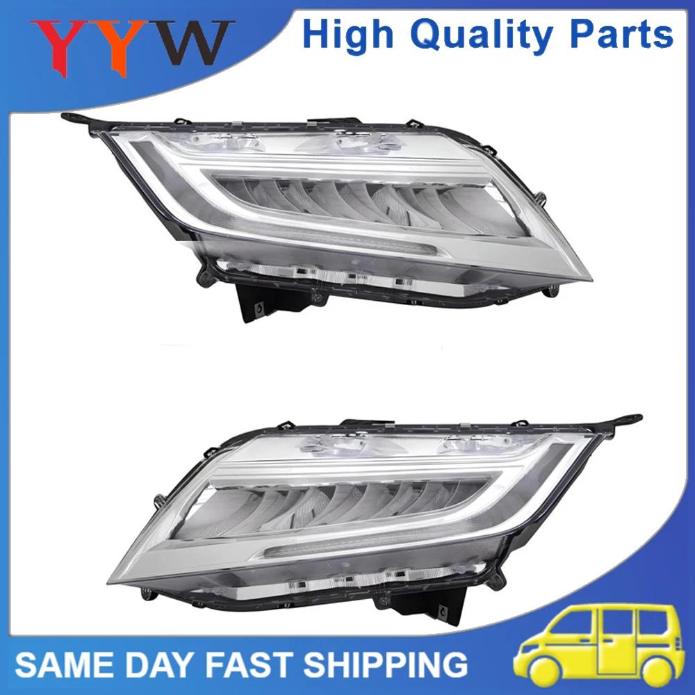 

1Pair NEW Car Left Right LED Front Headlight Assembly Durable For Honda Odyssey 2018-2020 Models Car Headlight