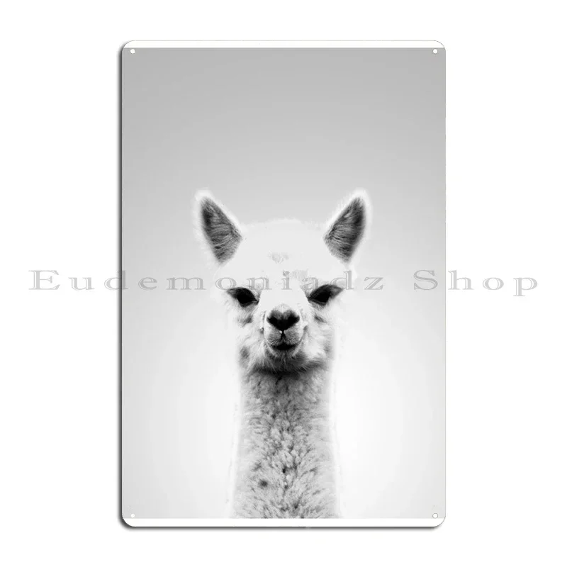 Alpaca Metal Sign Cinema Poster Designs Wall Decor Garage Plaques Tin Sign Poster