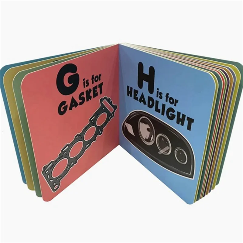 WORTHOWN-2X ABC's For Future Race Car Drivers Alphabet Book (หนังสือเด็ก หนังสือเด็ก หนังสือเด็กวัยหัดเดิน)