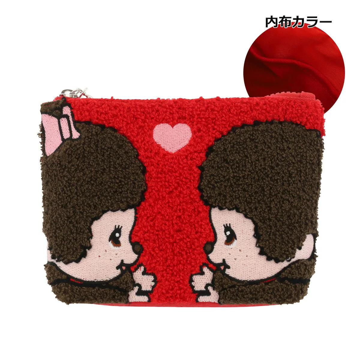 

Chichi Plush Storage Bag with Embroidery Zipper, Cute Cartoon Towel Bag, Student Stationery Pouch, Organizing Bag