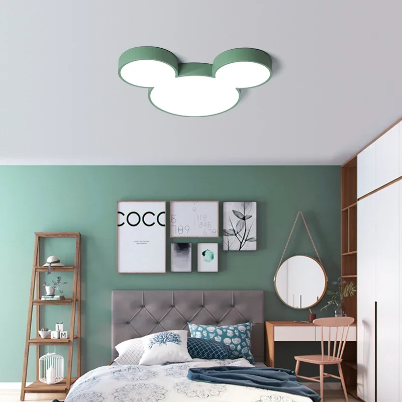 LED Lustre Light Ceiling Lights Colorful Decoration Macaron  Children's Room Modern Chandelie