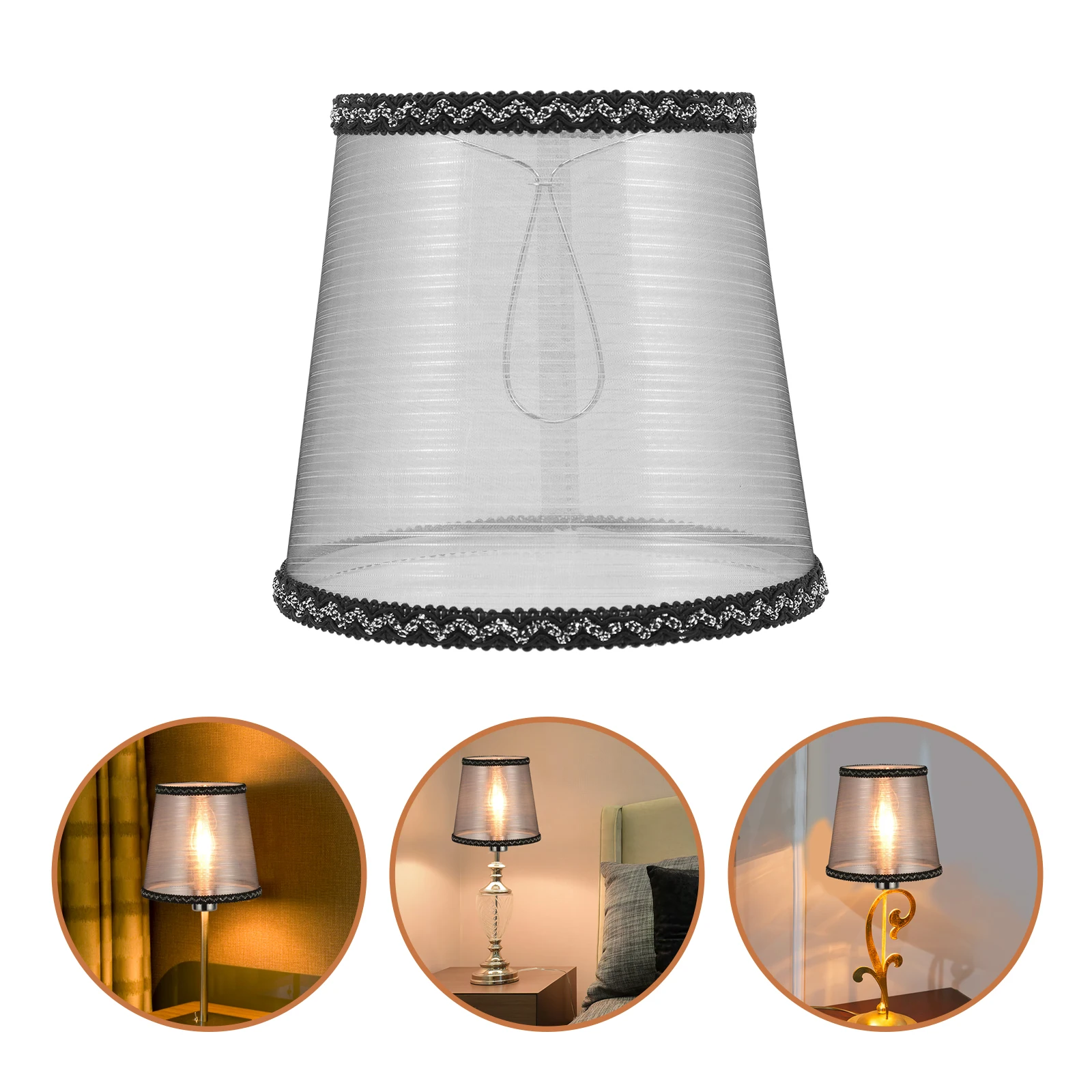 

Lampshade Table Pendant Lights Ceiling Hanging Cover Ch Shades Desk Small Lamp Shades for Bedroom Living Room Study Office