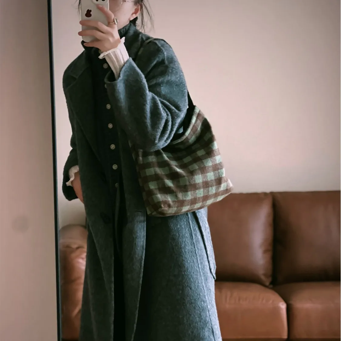 

Женская сумка через плечо YIFAN с сетчатым узором, мягкая шерстяная ткань, легкая, портативная, среднего размера для работы, прогулок на выходные