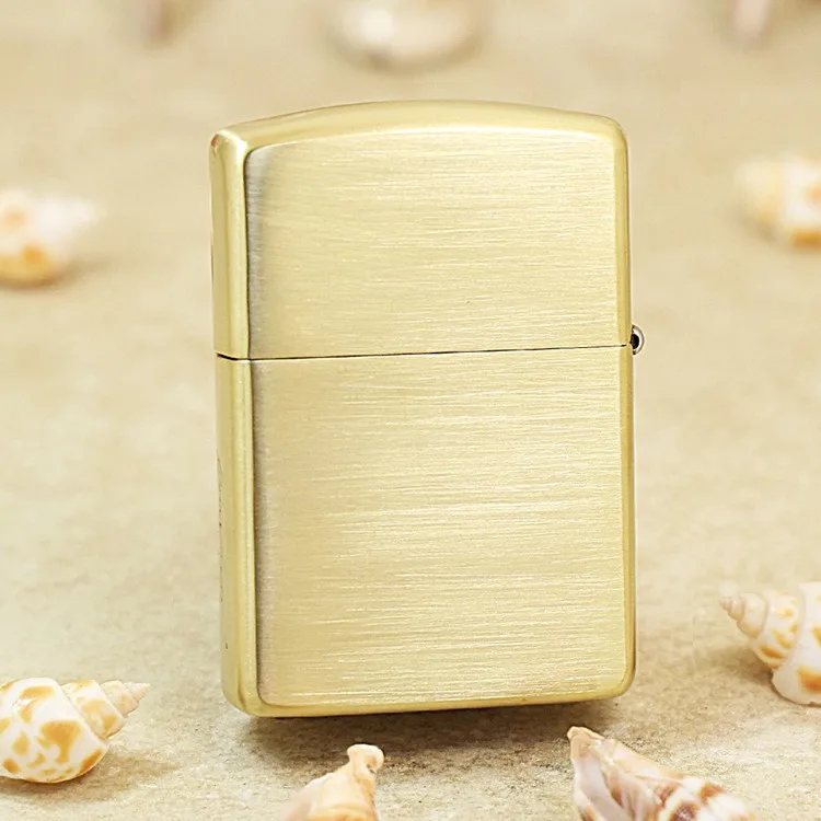 Genuine Zippo Ghost King Tiger Father Son oil lighter copper windproof cigarette Kerosene lighters Gift anti-counterfeiting code