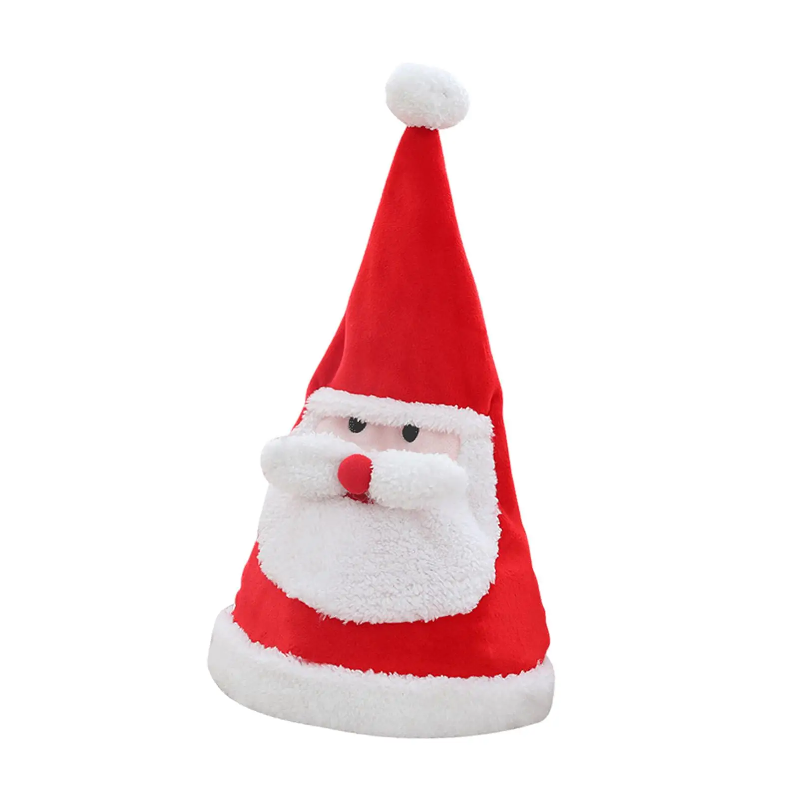 

Santa Hat Singing and up Moves and Sings Electric Christmas Hat for Party Xmas