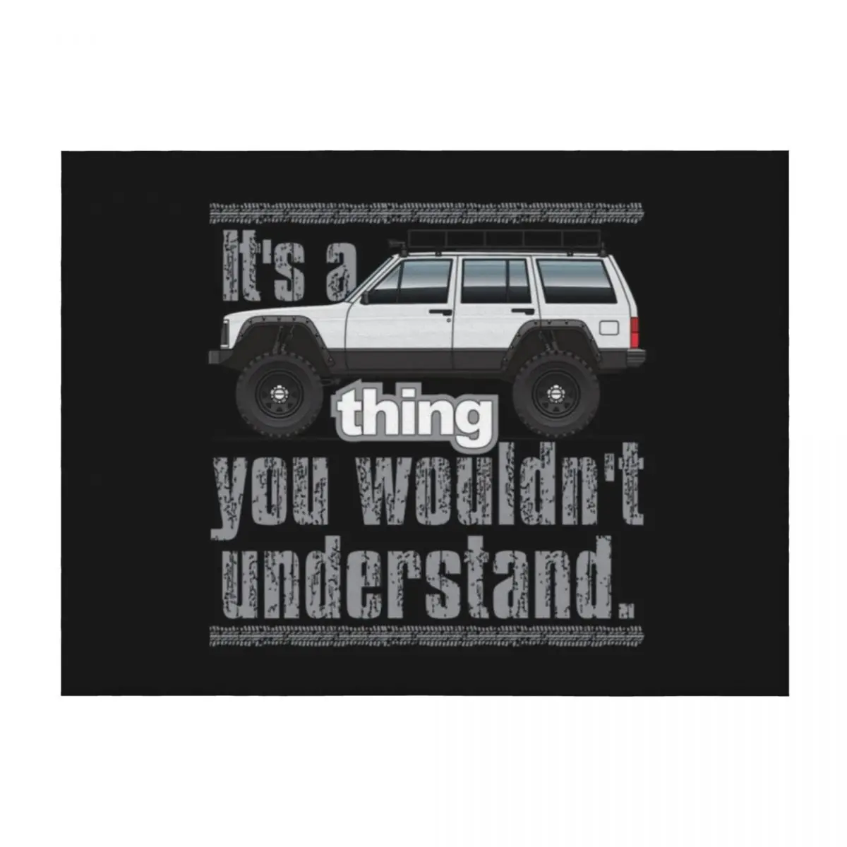 Xj White Throw Blan… - image