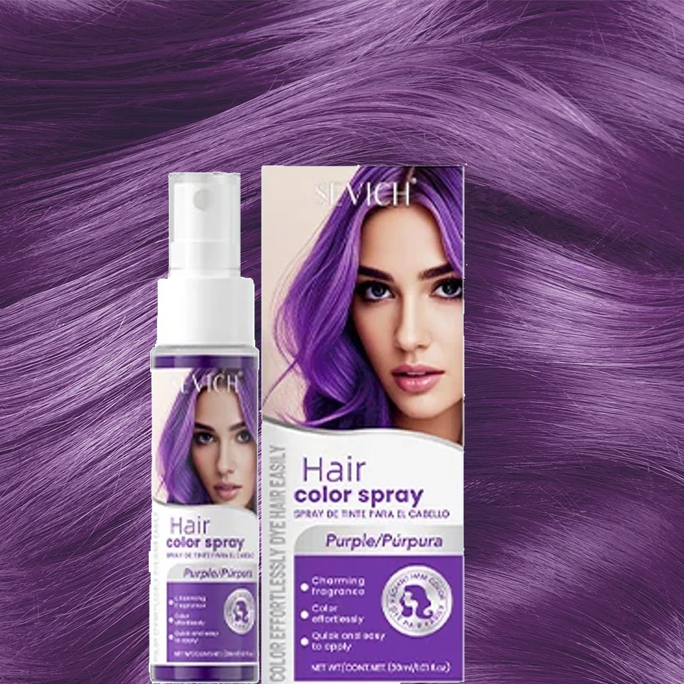 رذاذ لون الشعر المؤقت، شمع لون الشعر المؤقت DIY، طلاء صبغ الشعر الطبيعي القابل للغسل للأطفال والكبار صبغة شعر يمكن التخلص منها