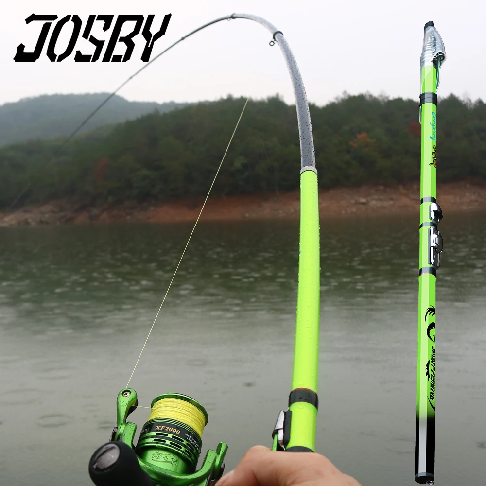 BAKAWA Telescopic Fishing Rod 3.6/4.5/5.4/6.3M High Ultra Light Carbon Feeder Travel Spinning Pole Portable Sea Lake Freshwater