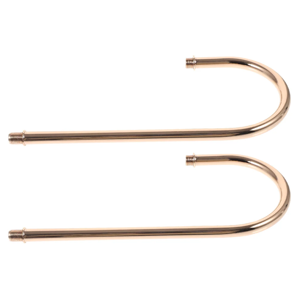 2개 벽등 곡선 파이프 나사형 굽힘 소형 곡선 막대 다중 헤드 샹들리에 DIY 램프 액세서리 조명 기구