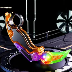 3D LED Light Carrot Gravitys Knife Decompression Glowing Toys Children Decompressions Small Toy 3D Printing Butterfly Claw Knife