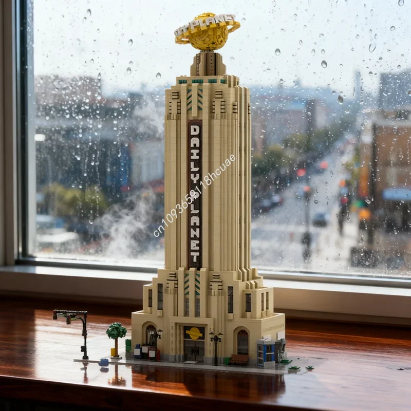 

7653pcs MOC Daily Planet Modulared Model Building blocks Architecture creative Christmas gift idea Education toys Kids Birthday