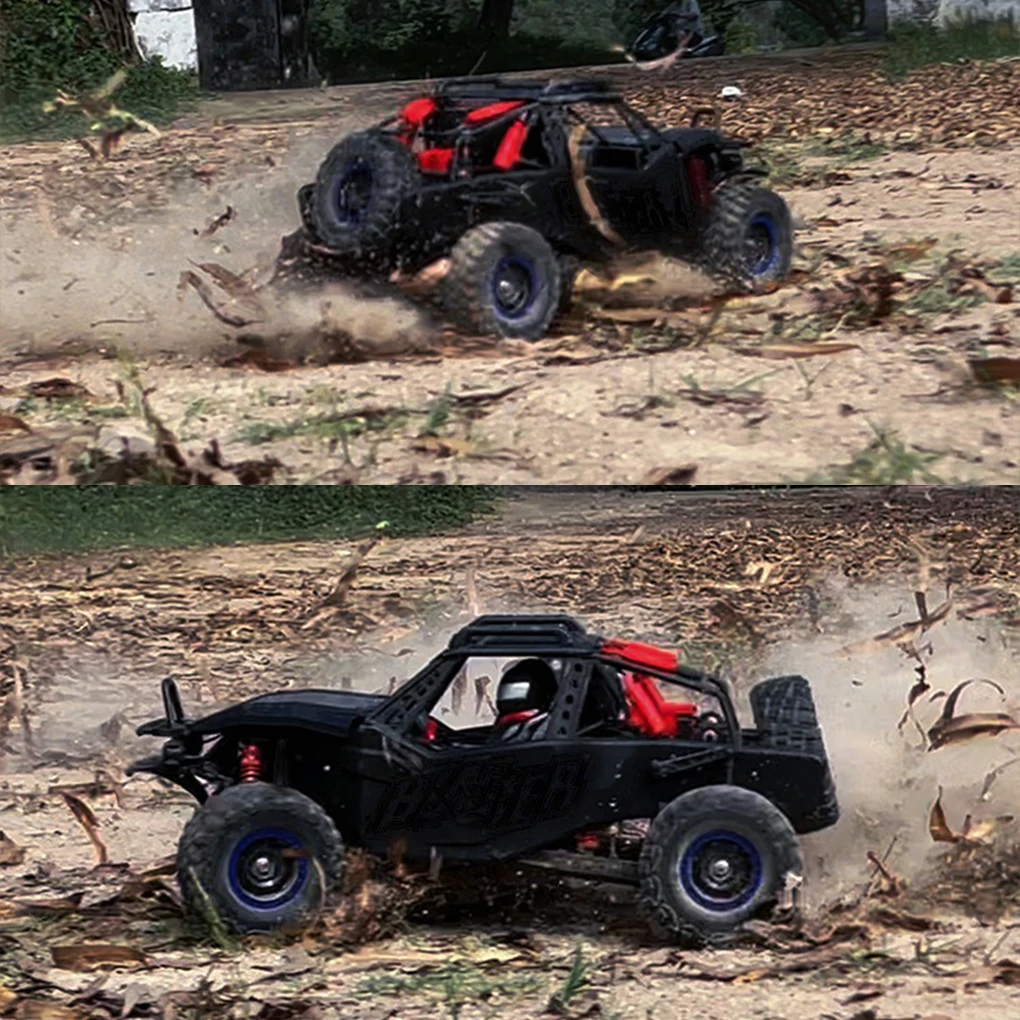 Nuevo 1/10 UD1001SE 2,4 GHZ 4WD RS Motor sin escobillas no inductivo a prueba de salpicaduras RC simulación todo terreno desierto modelo de camión todoterreno