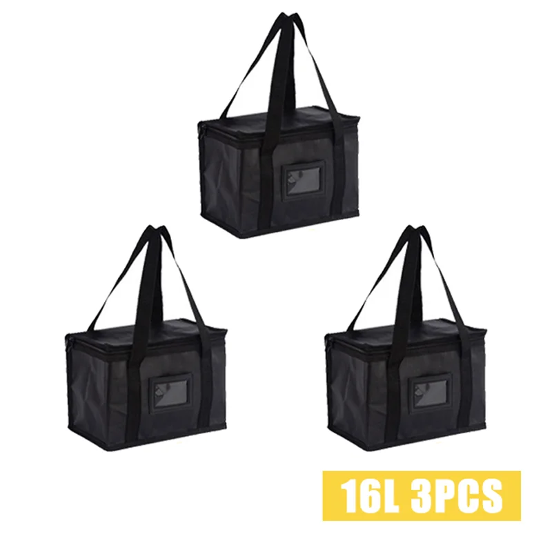 NONE 70L isolierte Thermo-Kühltasche, Isolierung, um Kälte zu halten, große Kapazität, tragbare Lunchtasche, Reißverschluss, Picknick, Camping, Zinnfolie, Lebensmitteltasche 8