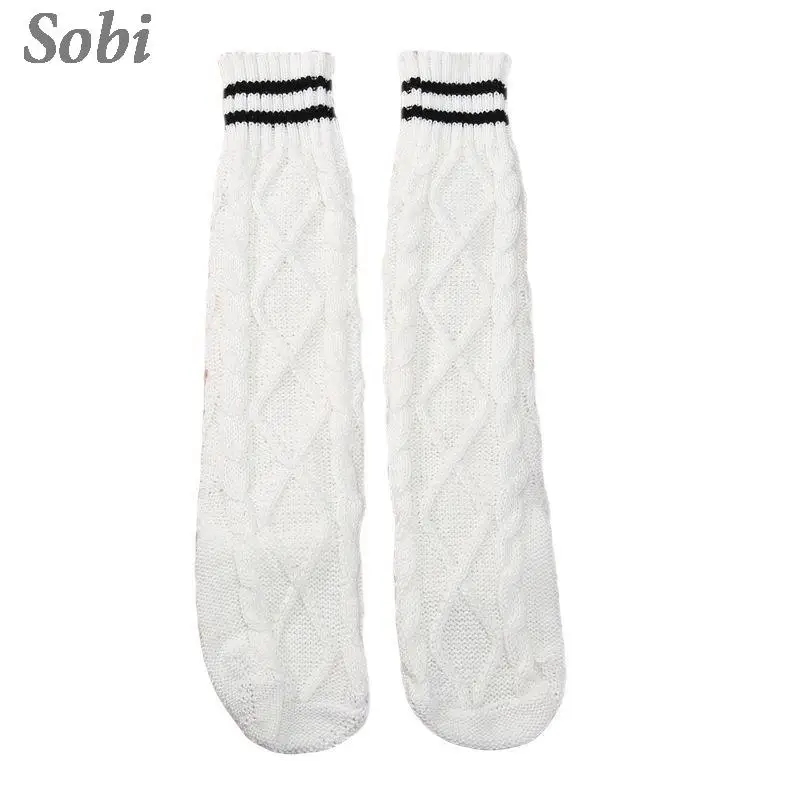 Women Cotton Breathable Sports Socks High Thigh Protect Knee Dance Long Boot Socks Belly Dance Winter Leg Warmer Pilates Socks