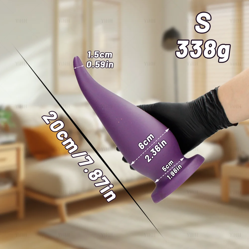 Dildos anales grandes de silicona, tallas S-XL, juguete sexual para mujeres, tapón anal, dilatador anal, pene grande, ta