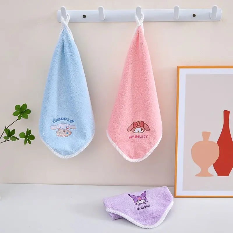 Face Towel Made of All Cotton and Absorbent Kulomi Children's Towel for Home Use Hanging Soft Pure Cotton with Quick Absorption