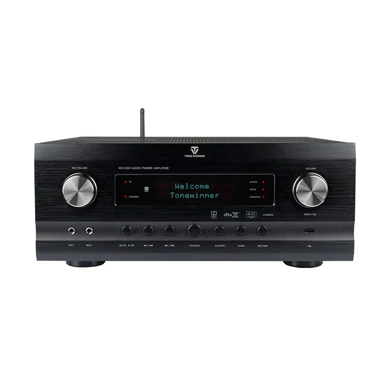 

Новейший дизайн Dolby Atmos 4k HD o Power AVR, высококачественный интегрированный усилитель Av для домашнего кинотеатра, музыкальный усилитель