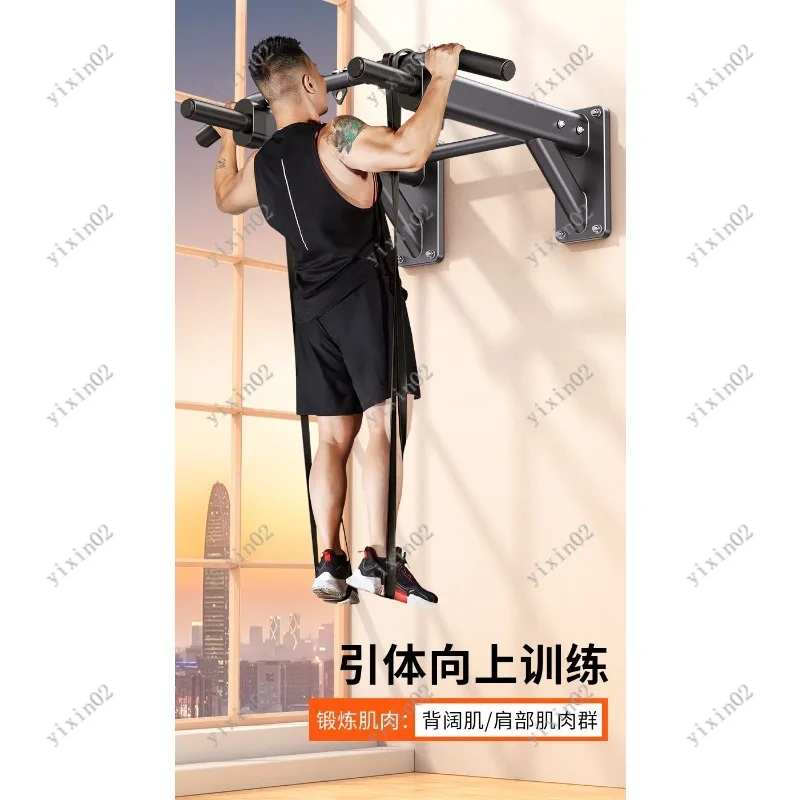 Wall Mounted Pull Up Bar Horizontal Bar Home Gym Fitness Equipment for Indoor Exercise