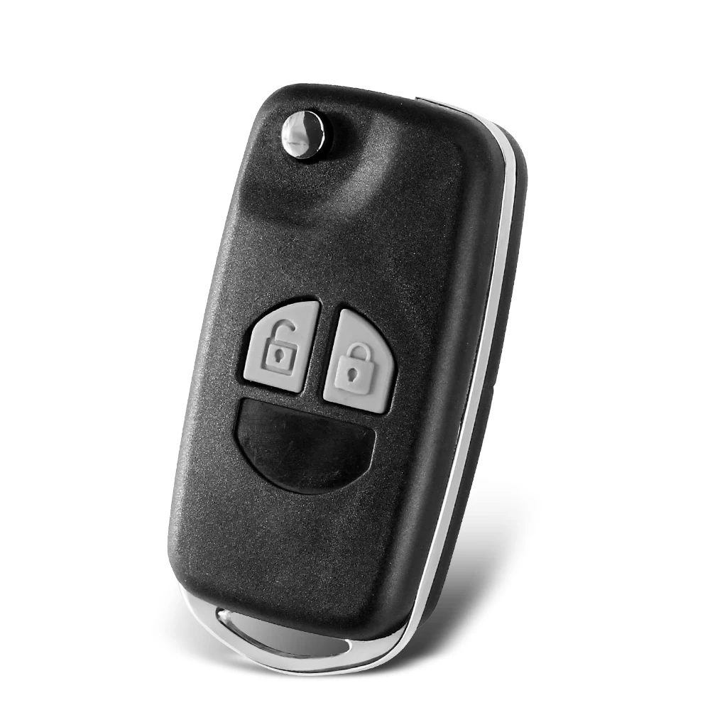 Dandkey 2 Buttons Modified Flip Folding Remote Car Key Case Shell for SUZUKI SWIFT SX4 ALTO VITARA IGNIS JIMNY Splash