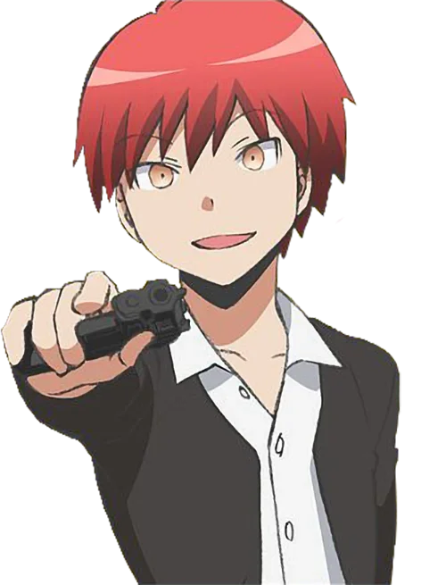 Pegatina de Anime Akabane Karma Assassination Classroom v10, calcomanía para coche de 3 ",6",8 ", 3 tamaños a elegir