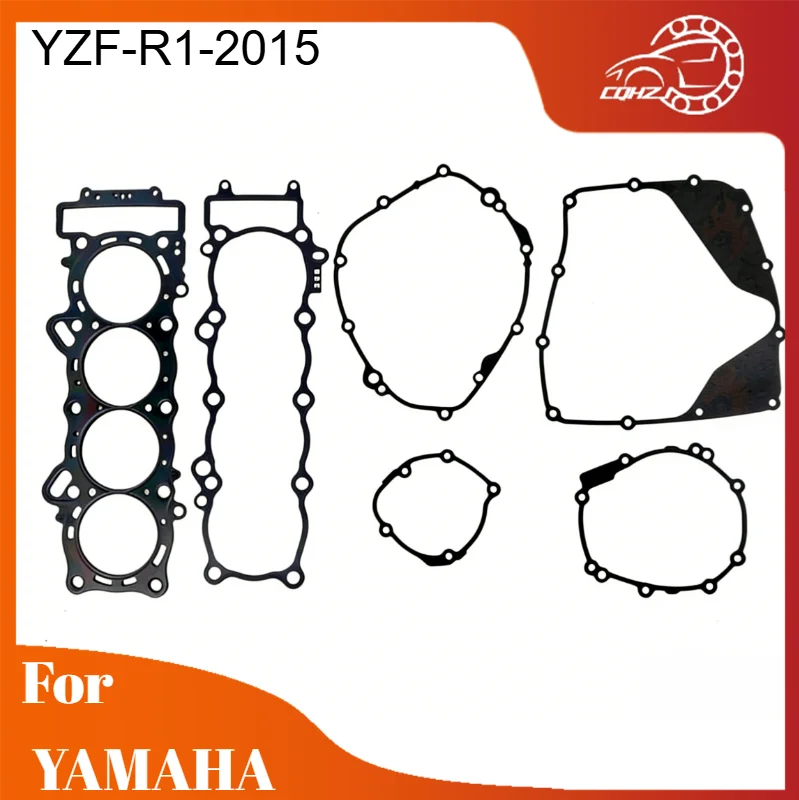 

CQHZJ Motorcycle Cylinder Head Gasket Set Oil Pump Strainer Cover Gasket Kit For Yamaha YZF-R1-2015 Cylinder Head Gasket Kit
