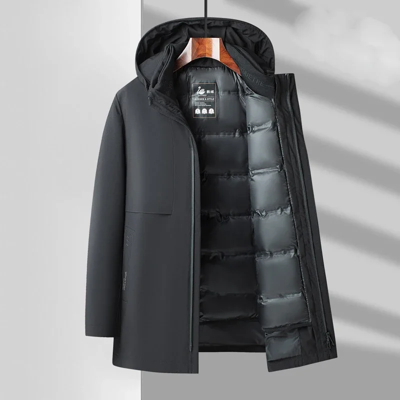 

Men's Detachable Inner Down Jacket, Winter New Men's Clothing, Middle-aged Business Warm Jacket